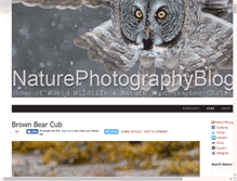 Tablet Screenshot of naturephotographyblog.com